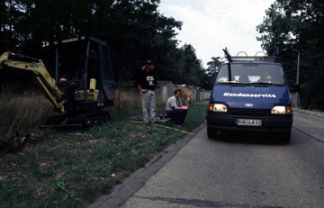 Prora wird verkabelt